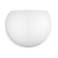 Piedmont 1 9.8" Wide Shiny White Modern Wall Sconce