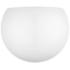 Piedmont 1 9.8" Wide Shiny White Modern Wall Sconce