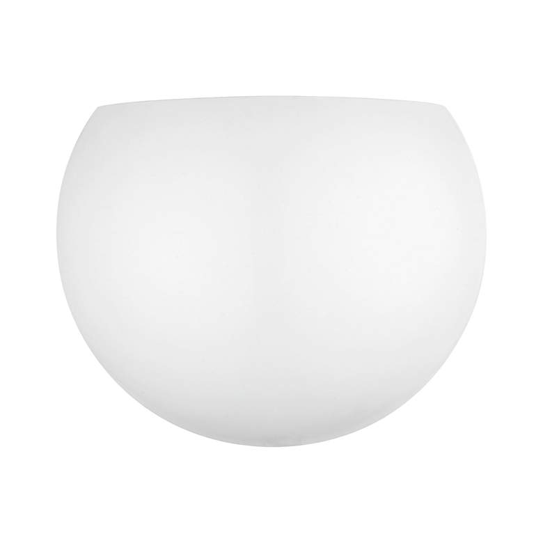 Image 3 Piedmont 1 9.8" Wide Shiny White Modern Wall Sconce more views