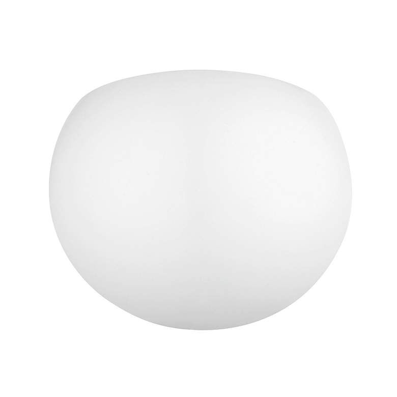 Image 4 Piedmont 1 9.8" Wide Shiny White Modern Wall Sconce more views