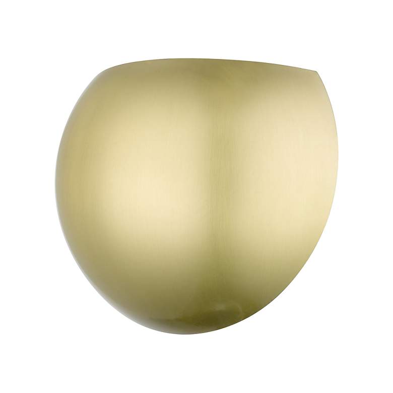 Image 3 Piedmont 1 Light Satin Brass Wall Sconce more views