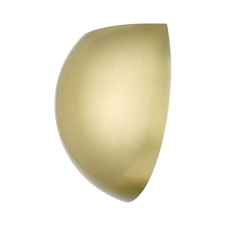 Image 7 Piedmont 1 Light Satin Brass Wall Sconce more views