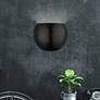 1_Piedmont 1 Light Shiny Black Wall Sconce
