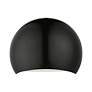 5_Piedmont 1 Light Shiny Black Wall Sconce more views