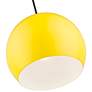 6_Piedmont 10" Wide Shiny Yellow Dome Mini Pendant more views