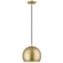 2_Piedmont 10" Wide Soft Gold Globe Mini Pendant