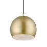 5_Piedmont 10" Wide Soft Gold Globe Mini Pendant more views