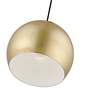 6_Piedmont 10" Wide Soft Gold Globe Mini Pendant more views