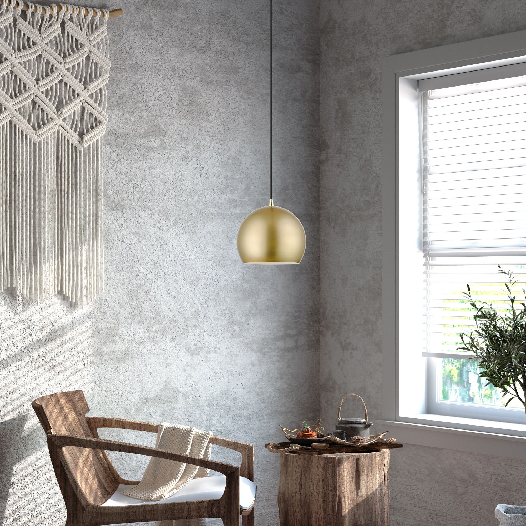 Piedmont 10" Wide Soft Gold Globe Mini Pendant