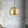 Piedmont 10" Wide Soft Gold Globe Mini Pendant