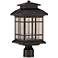 Piedmont 16 1/2"H Oil Rubbed Bronze LED Outdoor Post Light