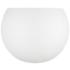 Piedmont 7 3/4" High White Half-Moon Wall Sconce