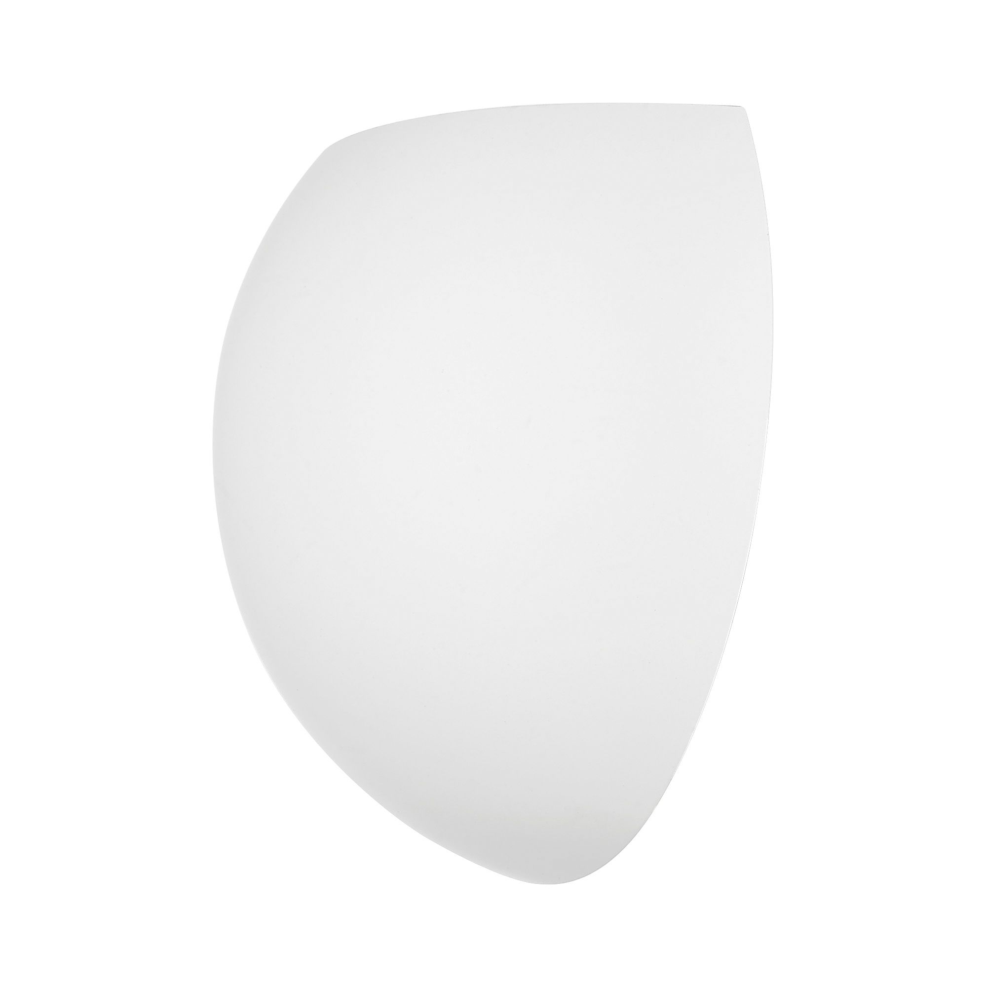 Piedmont 7 3/4" High White Half-Moon Wall Sconce