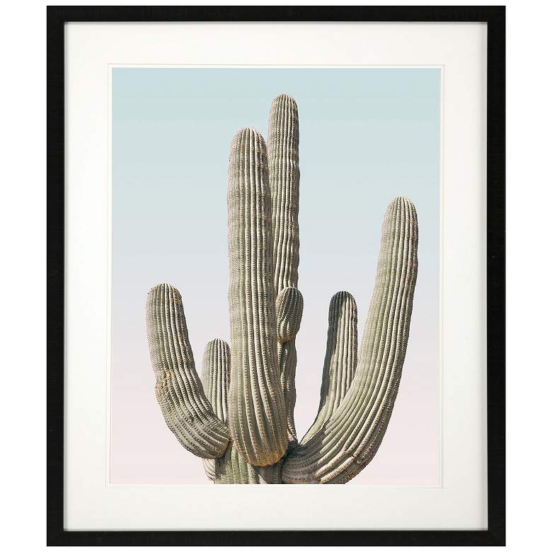 Image 1 Pienaar Saguaro I 30"W x 36"H Framed Art