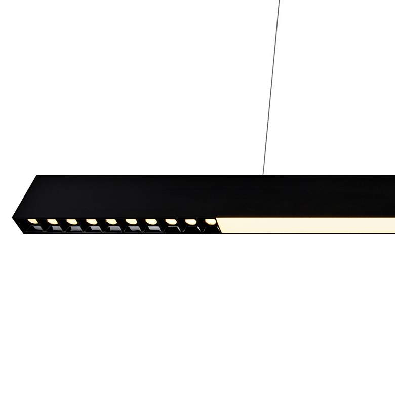 Image 3 Pienza 45 in LED Integrated Black Chandelier more views
