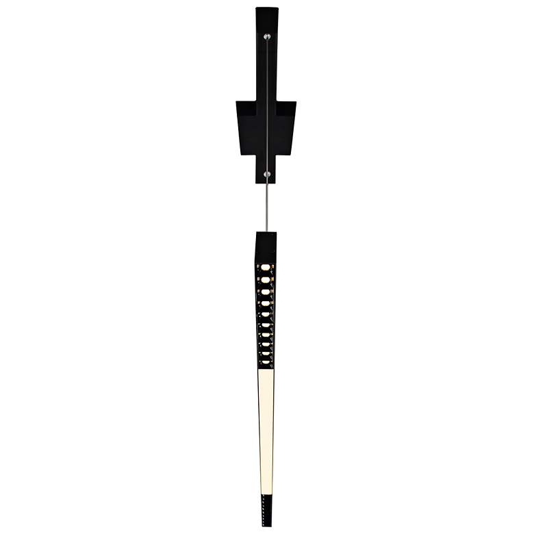 Image 5 Pienza 45 in LED Integrated Black Chandelier more views