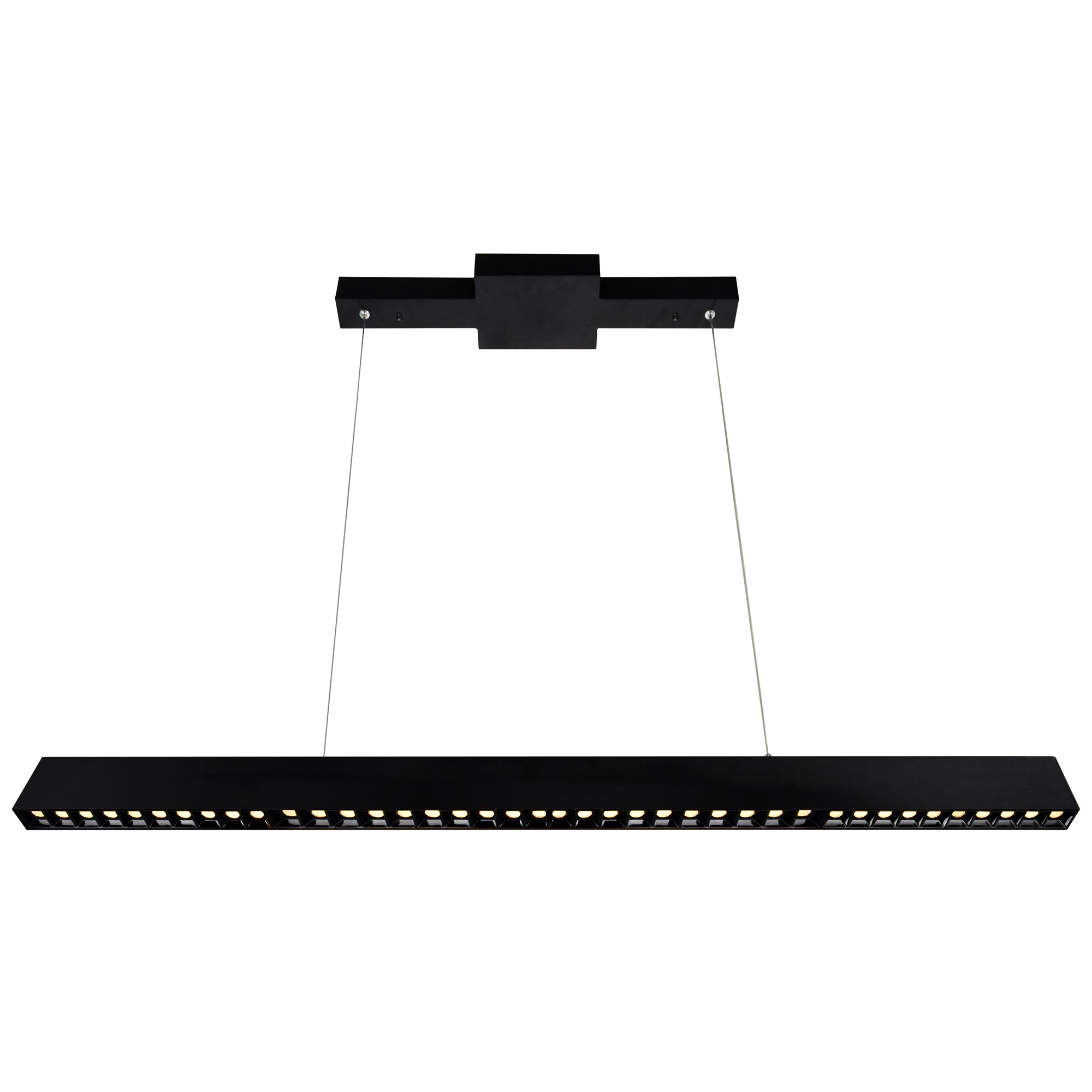 Image 2 Pienza 52 in LED Integrated Black Chandelier more views