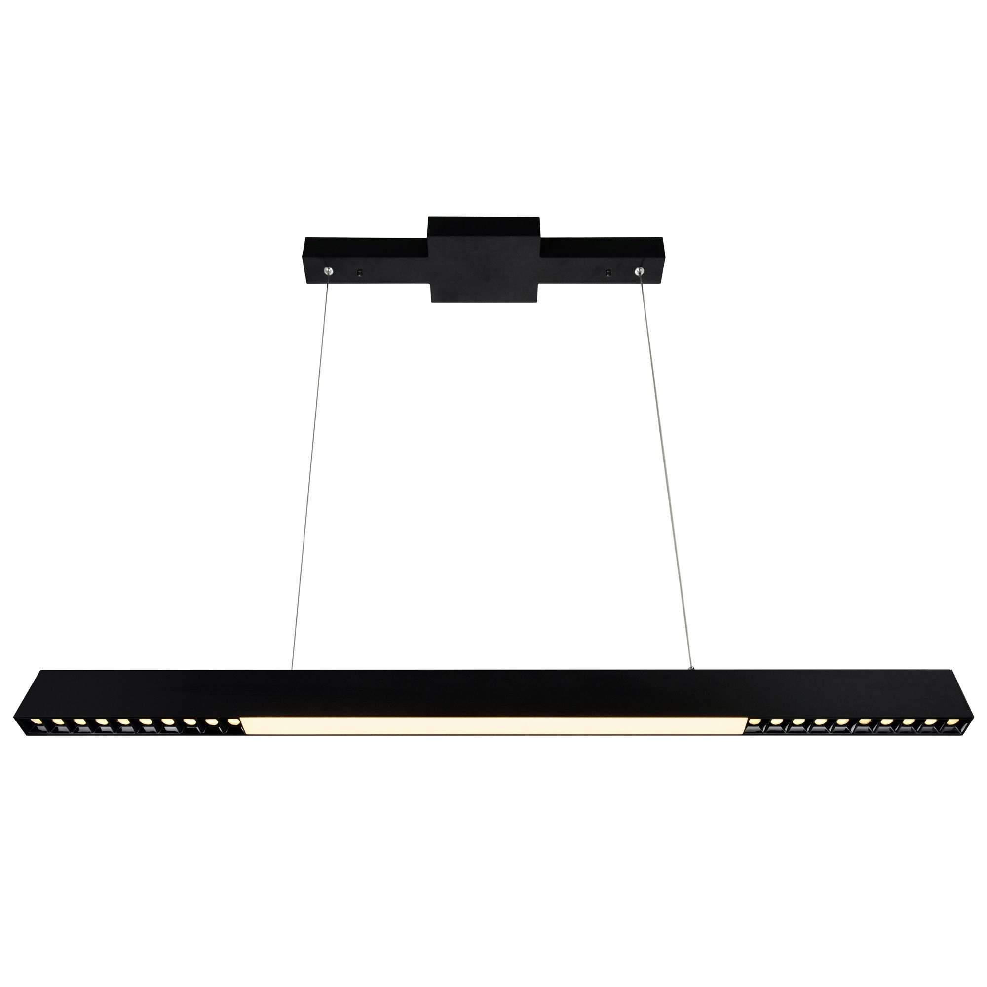 Image 3 Pienza Integrated LED 45in Black Chandelier more views