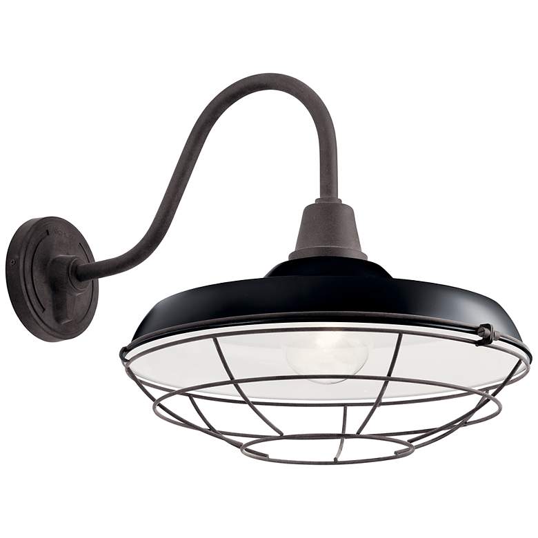 Image 1 Pier 16.5-in Black Outdoor Wall Light