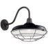 Pier 16.5-in Black Outdoor Wall Light