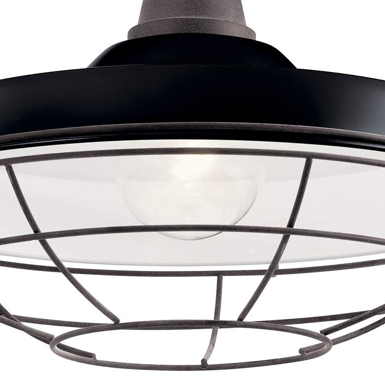 Image 3 Pier 16.5-in Black Outdoor Wall Light more views