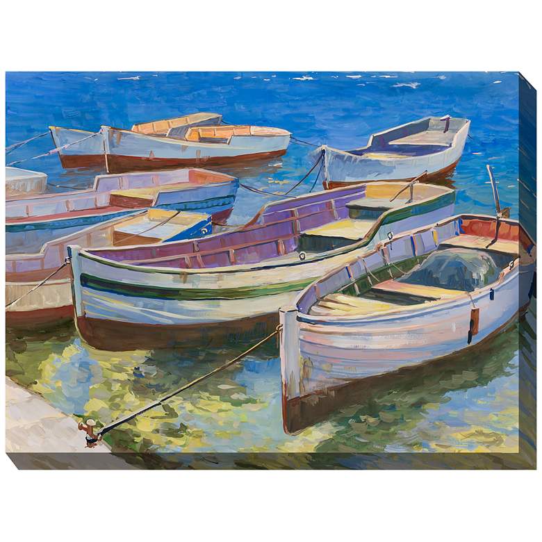 Image 1 Pier Group 40 inch Wide All-Weather Outdoor Canvas Wall Art