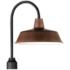 Pier M 20 1/4"H Black and Empire Bronze Outdoor Post Light