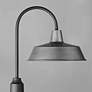 3_Pier M 20 1/4"H Weathered Zinc and Black Outdoor Post Light more views