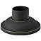 Pier Mount Fitter Base Smooth Oil-Rubbed Bronze Finish 