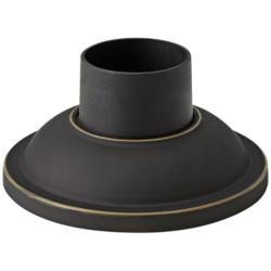 Pier Mount Fitter Base Smooth Oil-Rubbed Bronze Finish