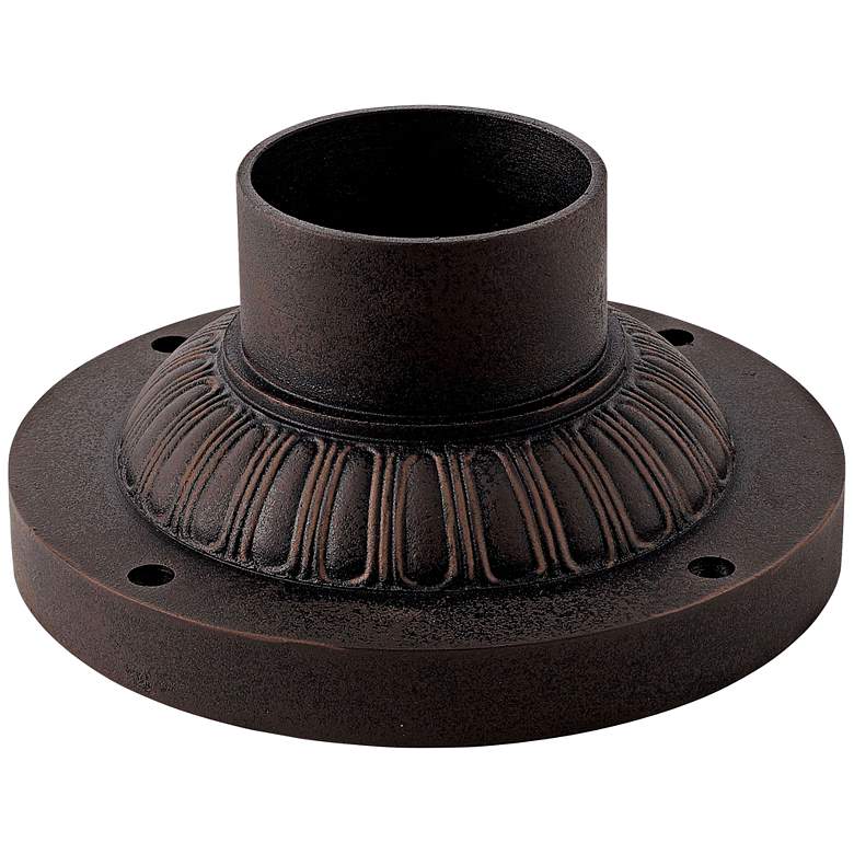 Image 1 Pier Mount Fitter - Decorative Base in Mocha Bronze