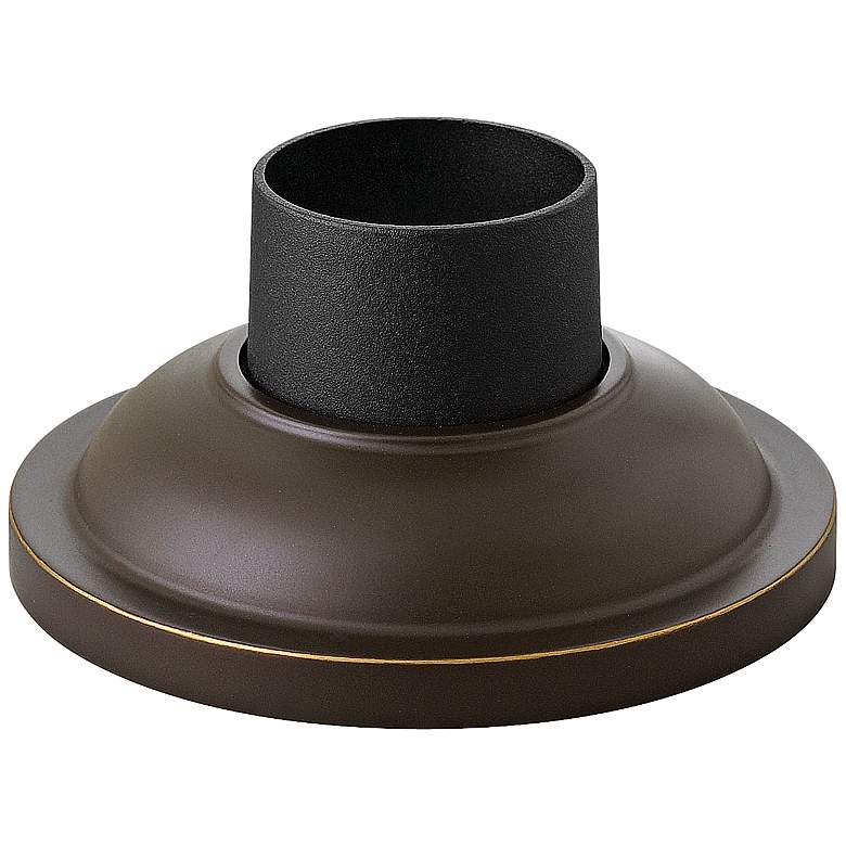 Image 1 Pier Mount Fitter - Smooth Base in Olde Bronze