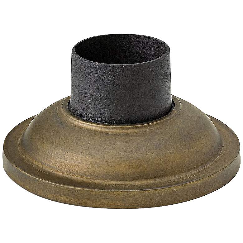 Image 1 Pier Mount Fitter - Smooth Base in Sienna Bronze