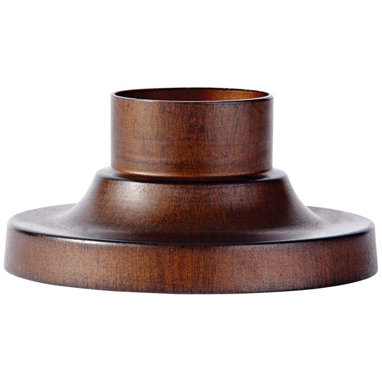 Image 1 Pier-Mount Sorrel Brown Outdoor Post Light Adapter