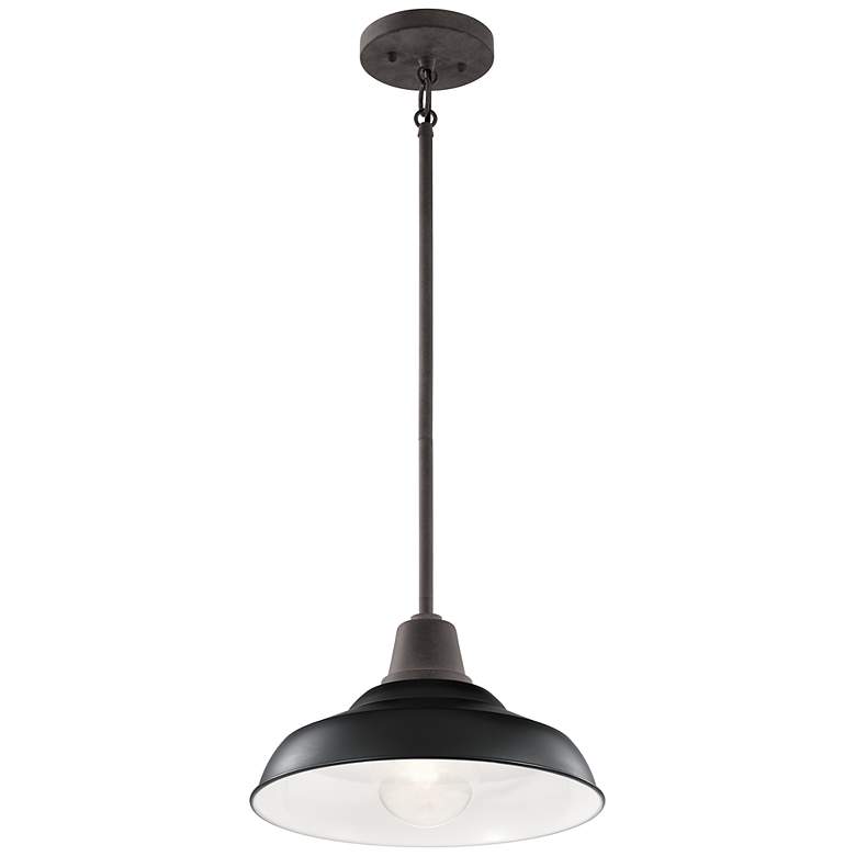 Image 1 Pier Outdoor 12 1/2" Wide Hanging Light Black