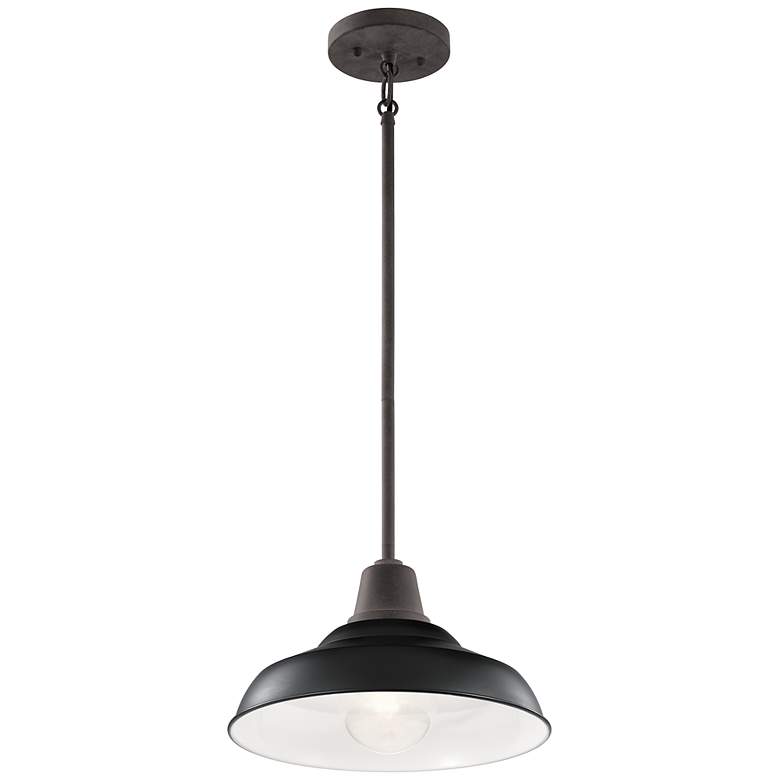 Image 1 Pier Outdoor 12 1/2 inch Wide Hanging Light Black