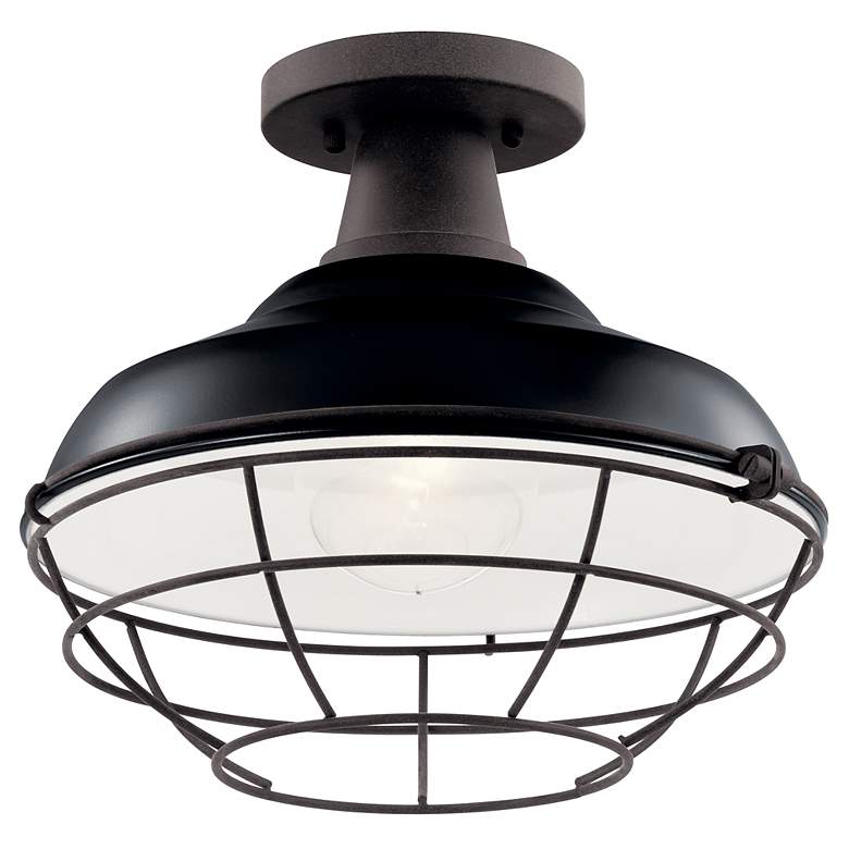 Image 3 Pier Outdoor 12 1/2 inch Wide Hanging Light Black more views