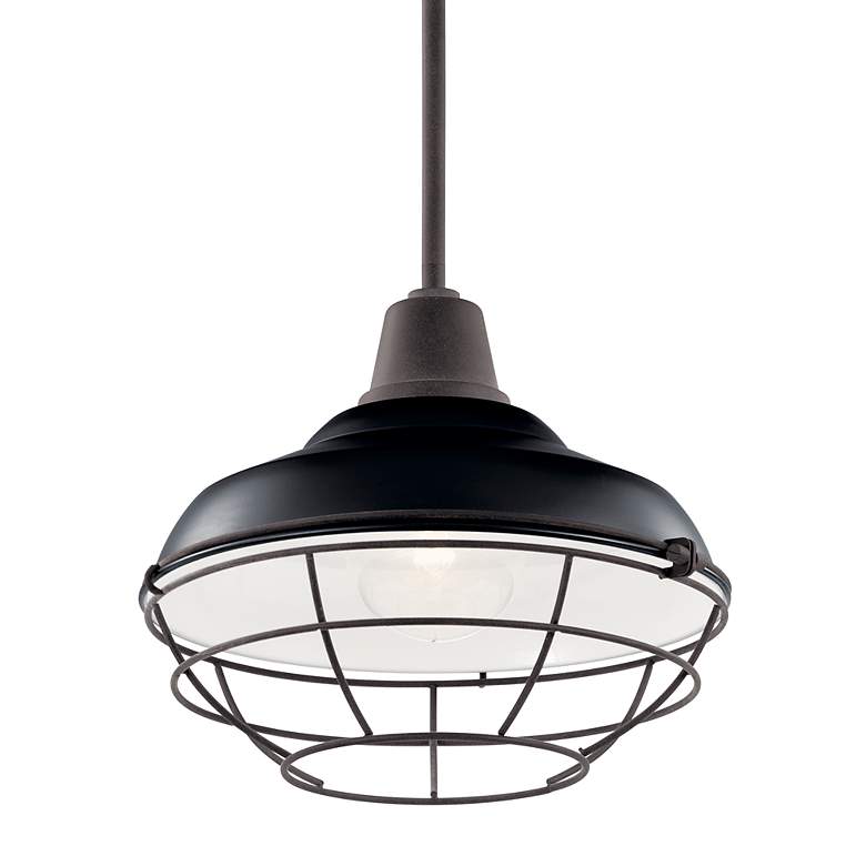 Image 5 Pier Outdoor 12 1/2" Wide Hanging Light Black more views