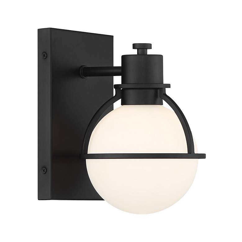 Image 4 Pierce 1-Light Wall Sconce in Matte Black more views
