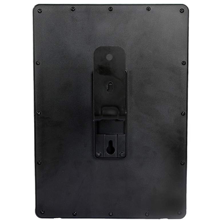 Image 7 Pierce 11" High Black LED Solar Outdoor Wall Light more views
