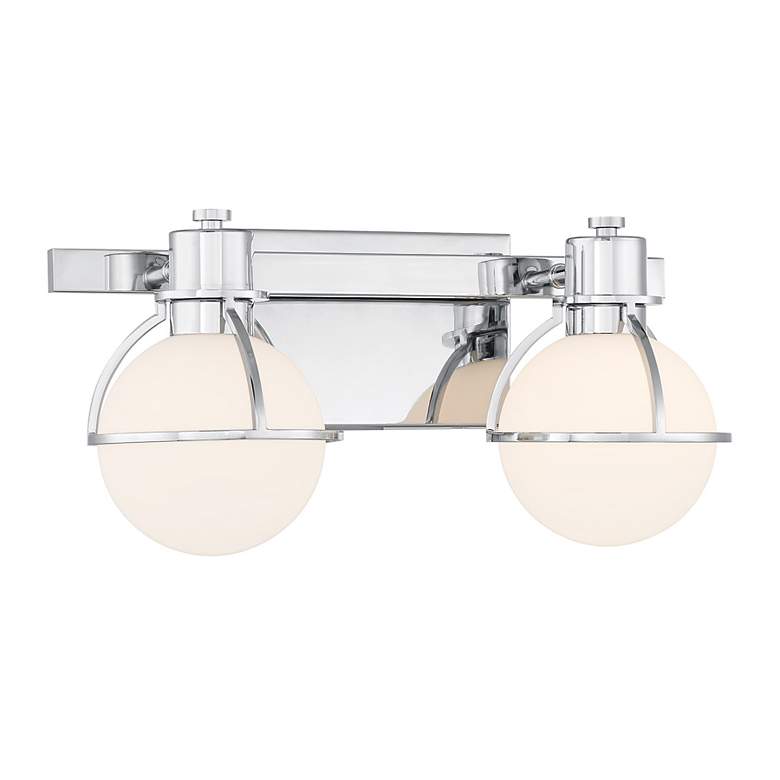Image 3 Pierce 2-Light Bathroom Vanity Light in Chrome more views