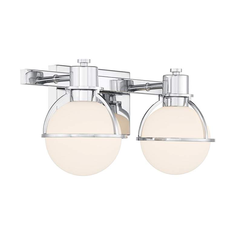 Image 4 Pierce 2-Light Bathroom Vanity Light in Chrome more views