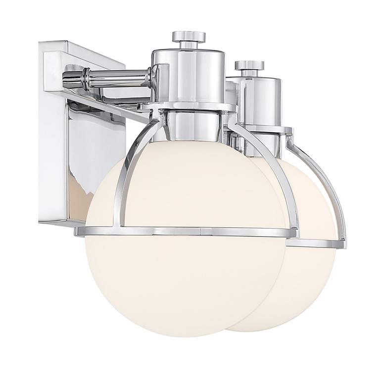 Image 5 Pierce 2-Light Bathroom Vanity Light in Chrome more views