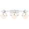 Pierce 3-Light Bathroom Vanity Light in Chrome
