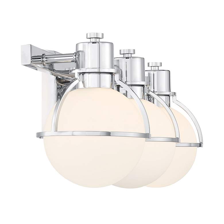 Image 5 Pierce 3-Light Bathroom Vanity Light in Chrome more views