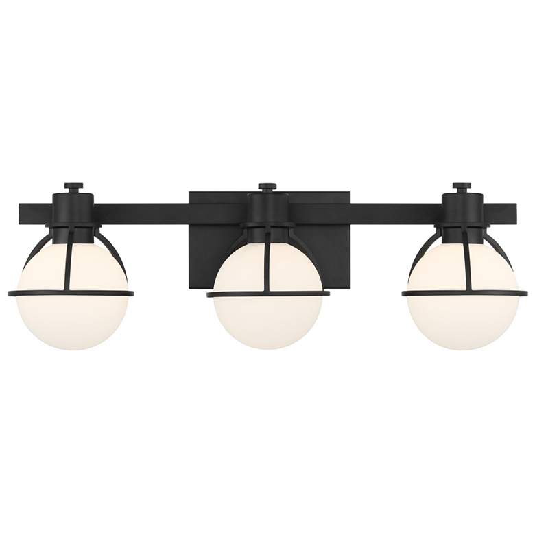 Image 1 Pierce 3-Light Bathroom Vanity Light in Matte Black