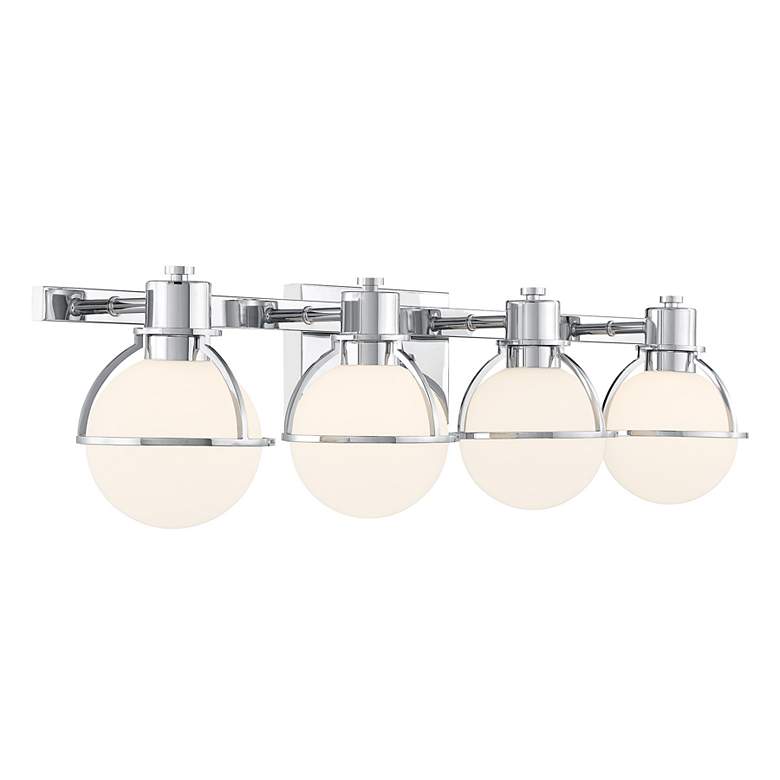 Image 4 Pierce 4-Light Bathroom Vanity Light in Chrome more views