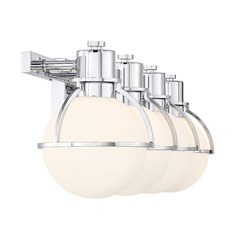 Image 5 Pierce 4-Light Bathroom Vanity Light in Chrome more views