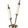 Pierce Antique Brass Metal 2-Light LED Accent Table Lamp
