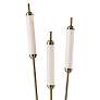3_Pierce Antique Brass Metal 3-Light LED Floor Lamp more views
